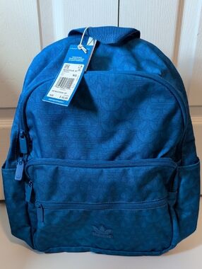 adidas Men's Teal Blue Geometric Backpack